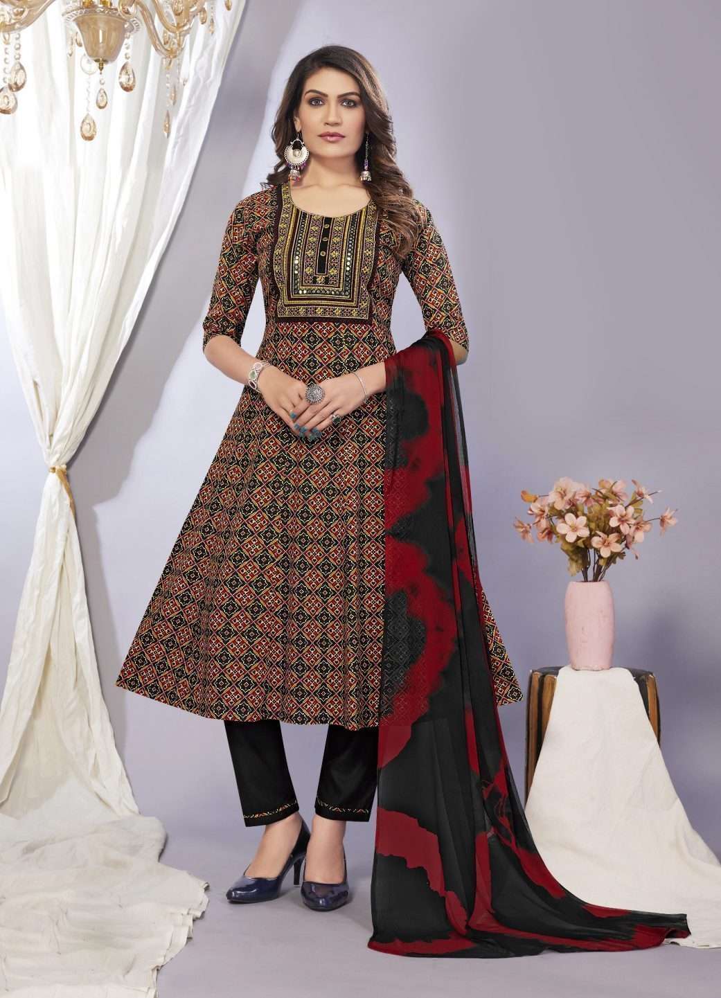 Kurta Padma DarkBrown Black DN4106