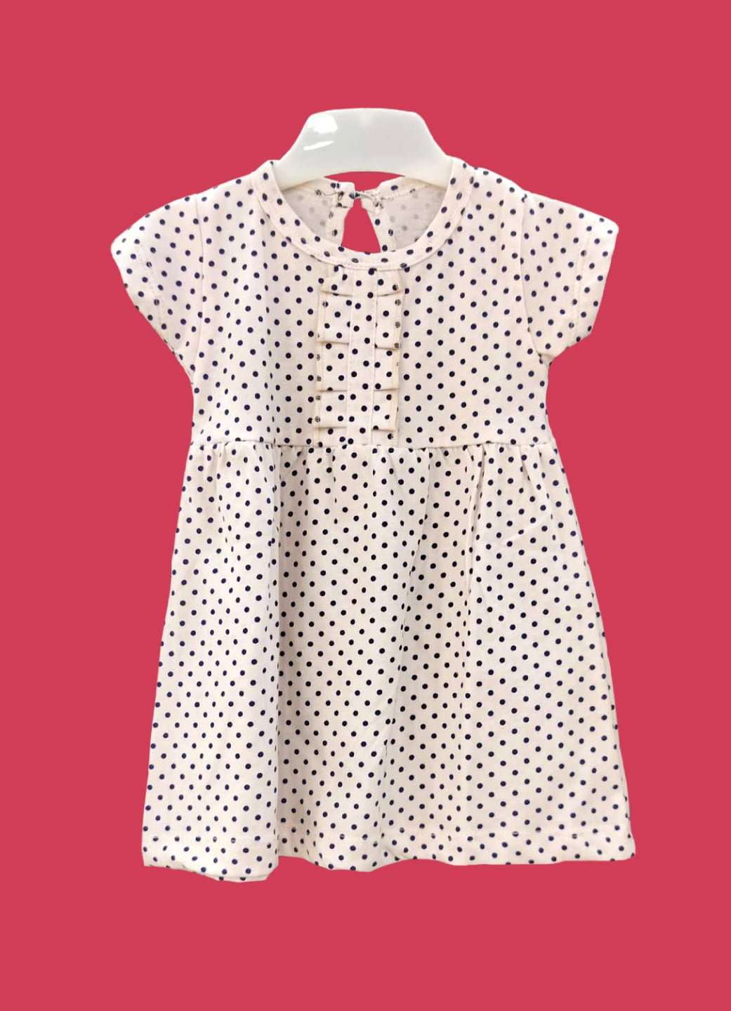 Dotted INF Whited Frock