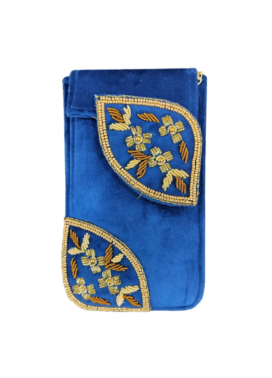 Heera Purse Pouch Blue