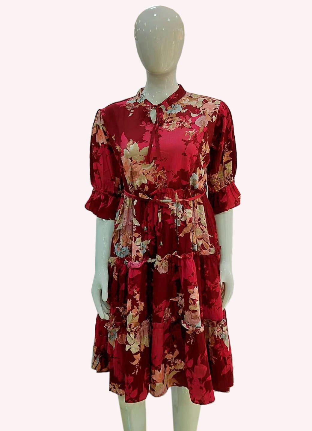 3/4 Sleeve LeafDress