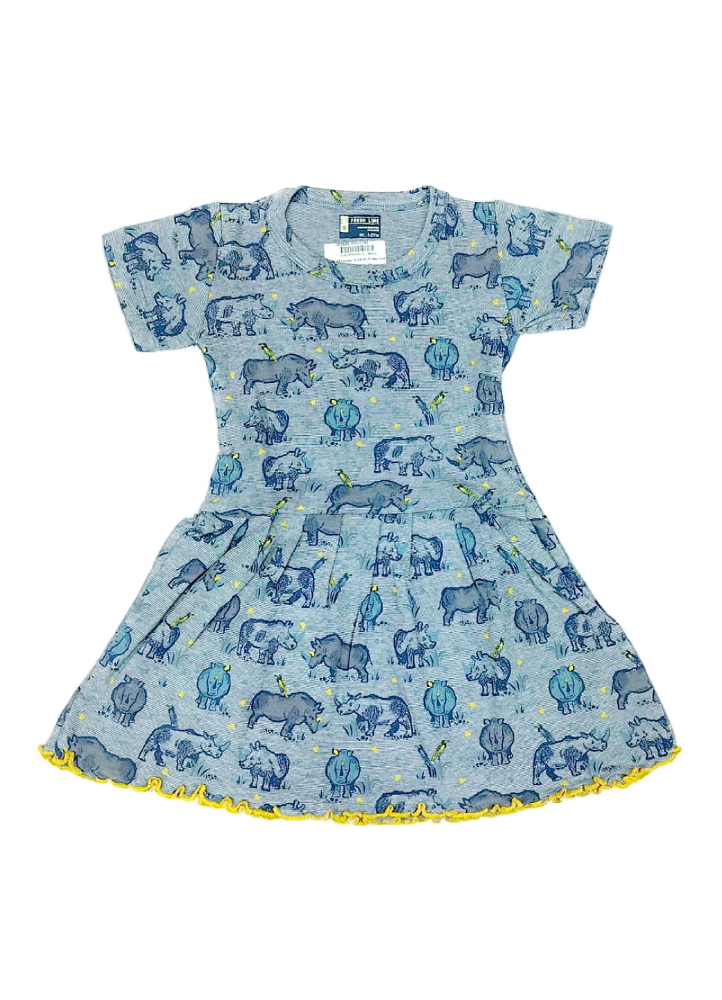 GirlsFrocks Sleeve Grey