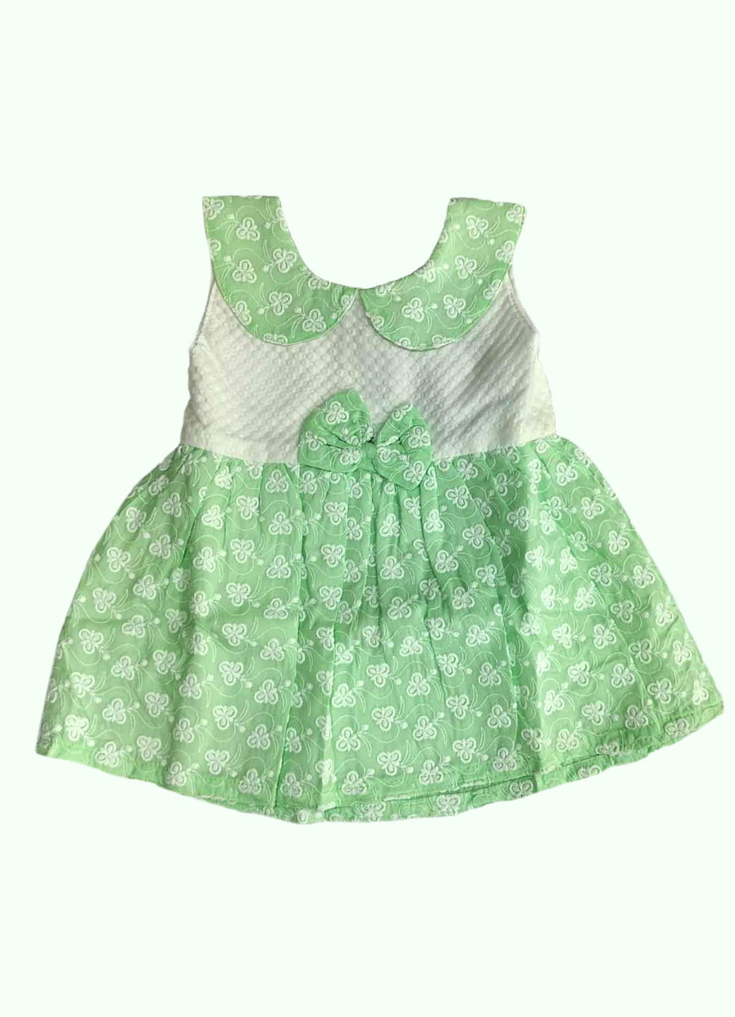 Cotton Frock Green 30572
