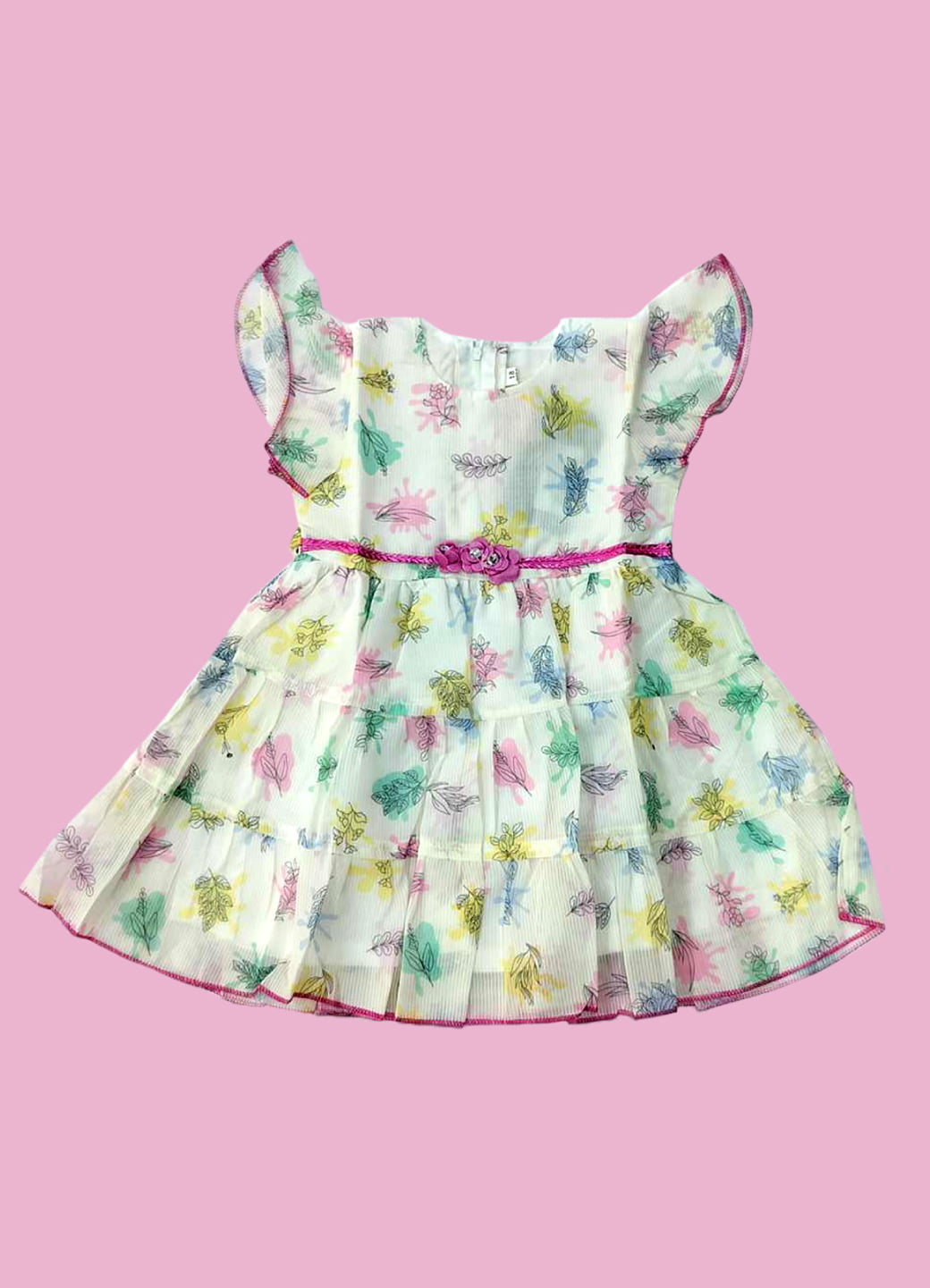 Frock White Rose 40076