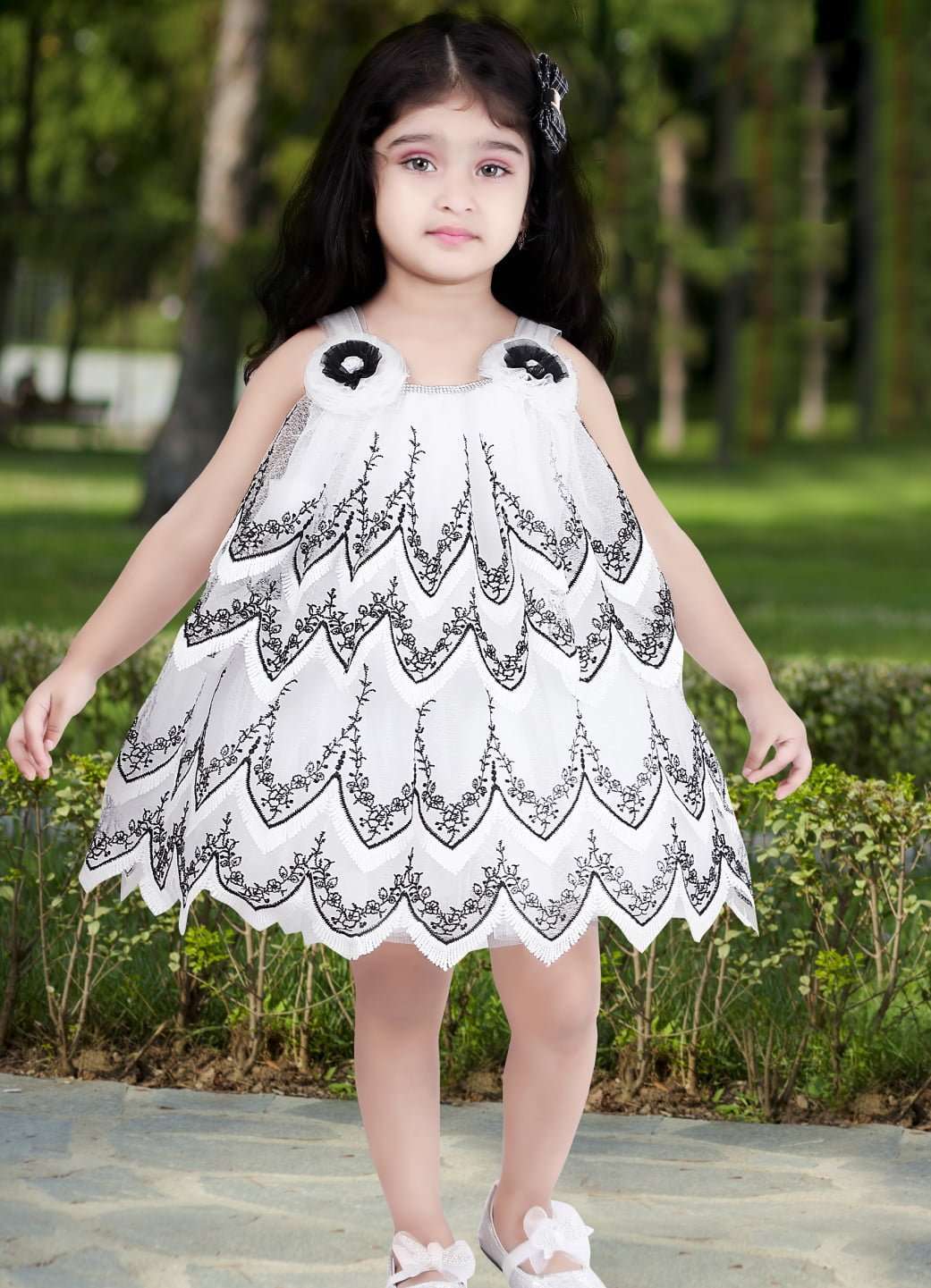 Pretty White Frock 2920