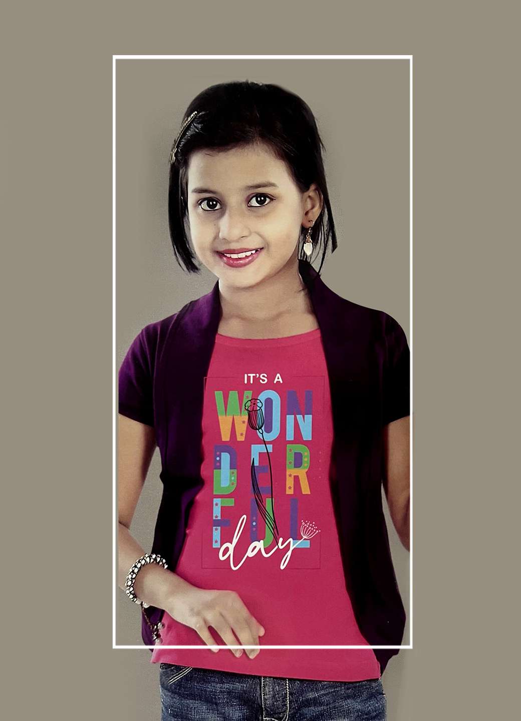 girls t-shirt with overcoat 13
