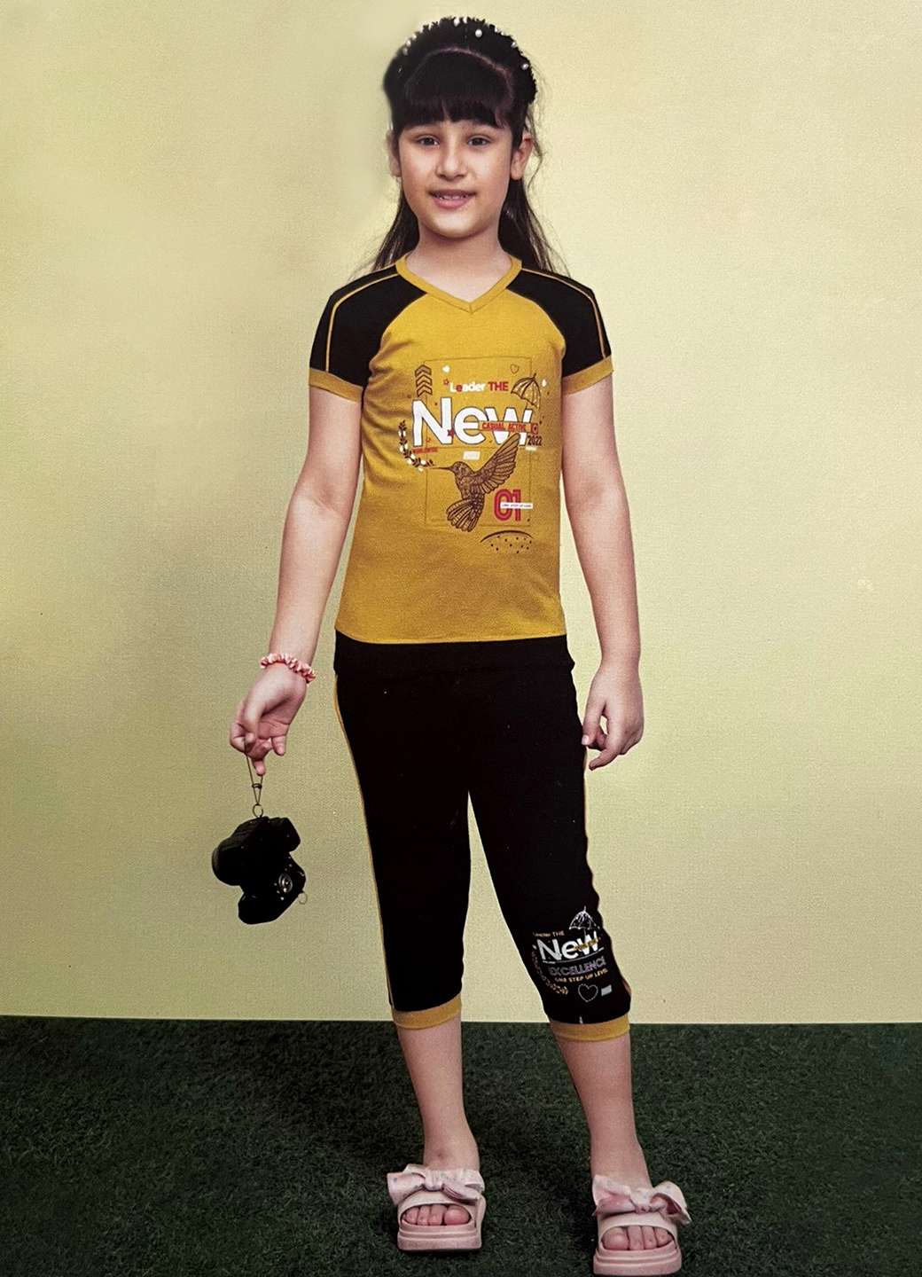 girls t-shirt and pant set-3
