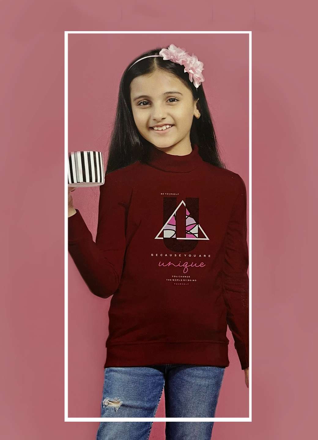 Girls high neck t-shirt 11